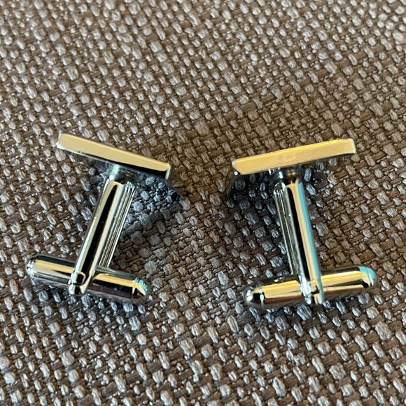 Cuff links-blue/silver - Picture 3 of 4